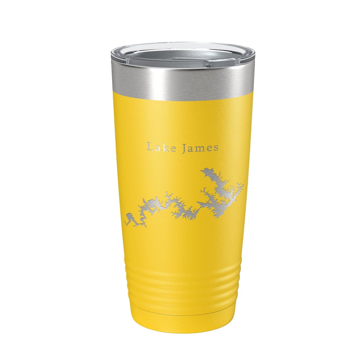 Lake James Map Tumbler Travel Mug Insulated Laser Engraved Coffee Cup North Carolina 20 oz-19