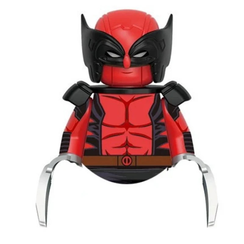 G0139 Marvel Building Blocks Mini Model Figures Big Goblin Spiderman Iron Man Venom Captain Hawk Deadpool Armor City Gifts Toys
