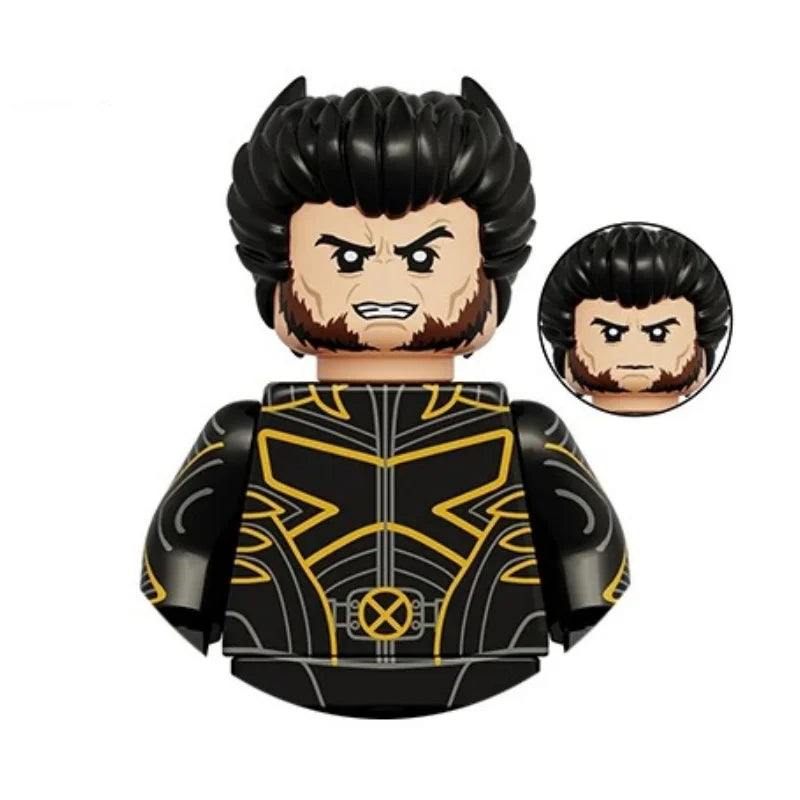 G0139 Marvel Building Blocks Mini Model Figures Big Goblin Spiderman Iron Man Venom Captain Hawk Deadpool Armor City Gifts Toys