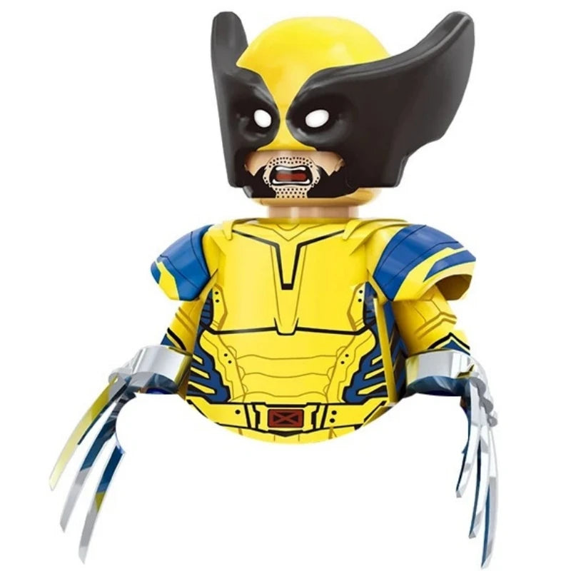 G0139 Marvel Building Blocks Mini Model Figures Big Goblin Spiderman Iron Man Venom Captain Hawk Deadpool Armor City Gifts Toys