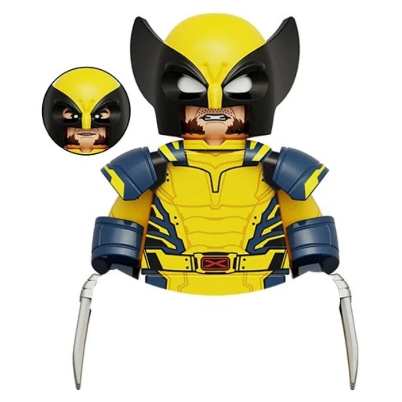 G0139 Marvel Building Blocks Mini Model Figures Big Goblin Spiderman Iron Man Venom Captain Hawk Deadpool Armor City Gifts Toys