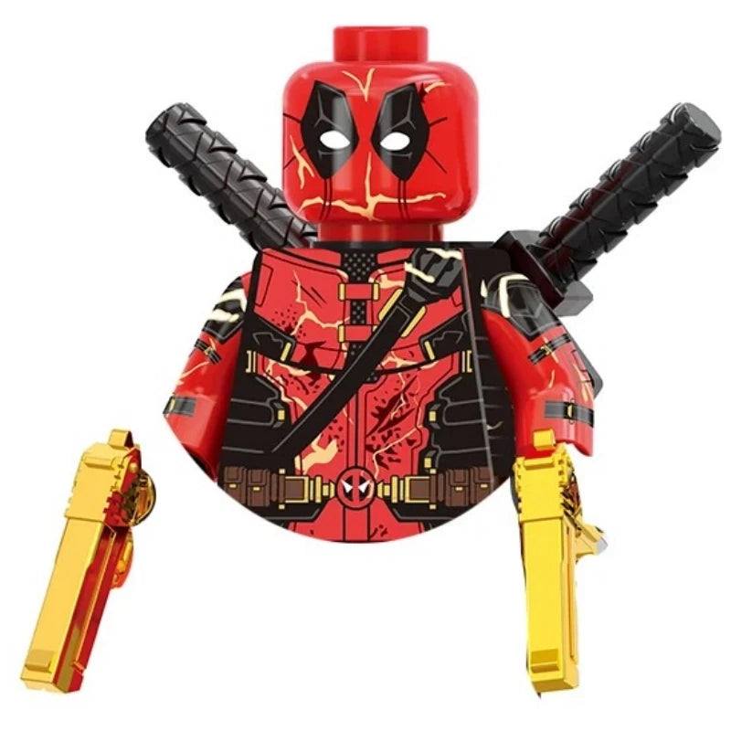 G0139 Marvel Building Blocks Mini Model Figures Big Goblin Spiderman Iron Man Venom Captain Hawk Deadpool Armor City Gifts Toys