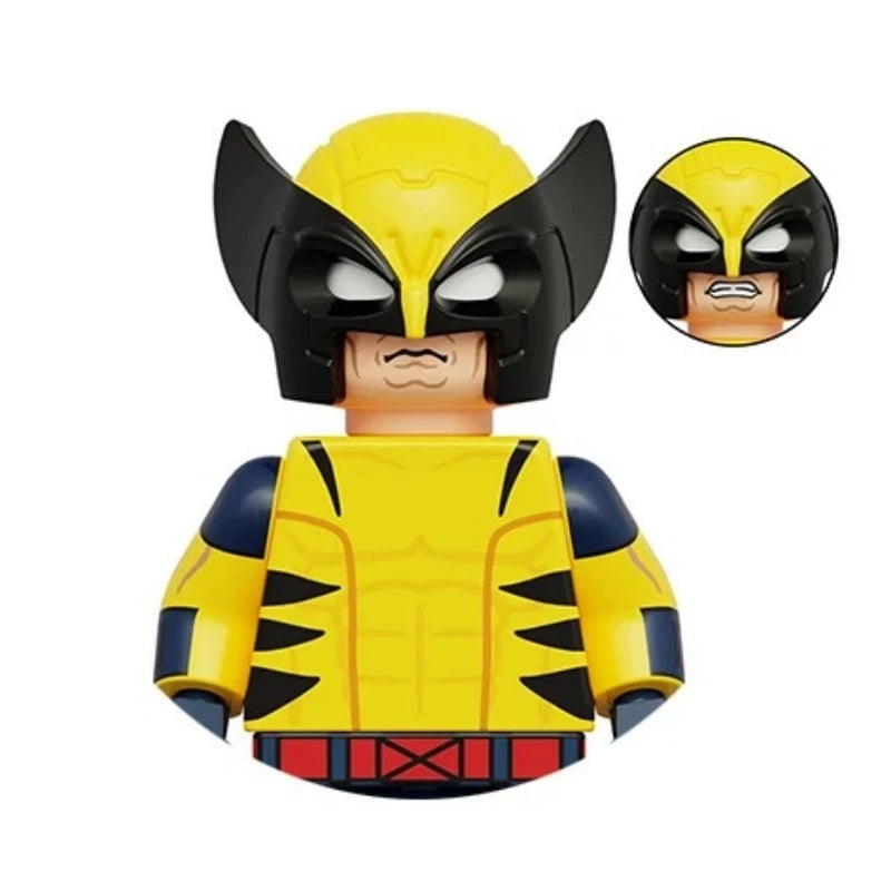 G0139 Marvel Building Blocks Mini Model Figures Big Goblin Spiderman Iron Man Venom Captain Hawk Deadpool Armor City Gifts Toys