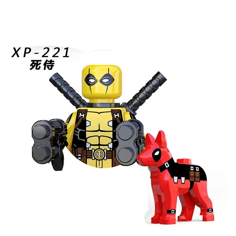 G0139 Marvel Building Blocks Mini Model Figures Big Goblin Spiderman Iron Man Venom Captain Hawk Deadpool Armor City Gifts Toys