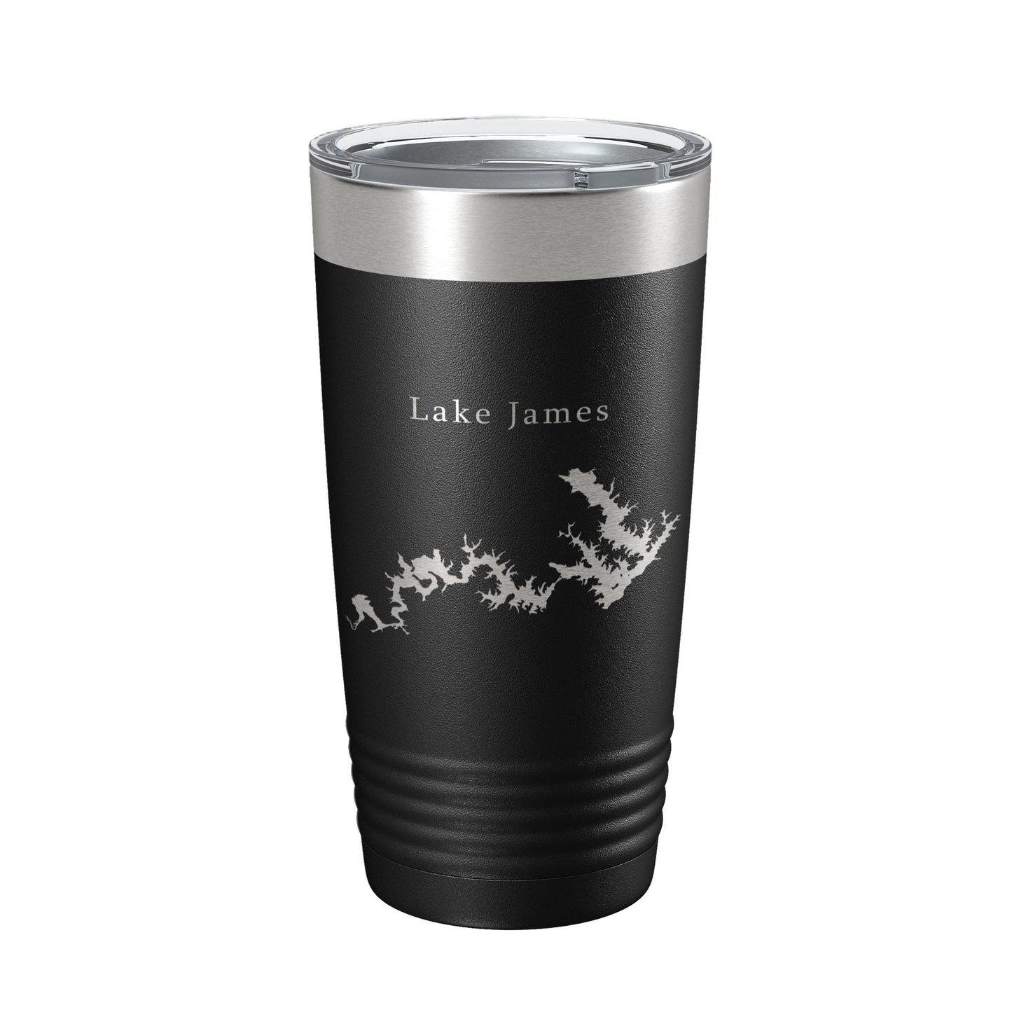 Lake James Map Tumbler Travel Mug Insulated Laser Engraved Coffee Cup North Carolina 20 oz-5