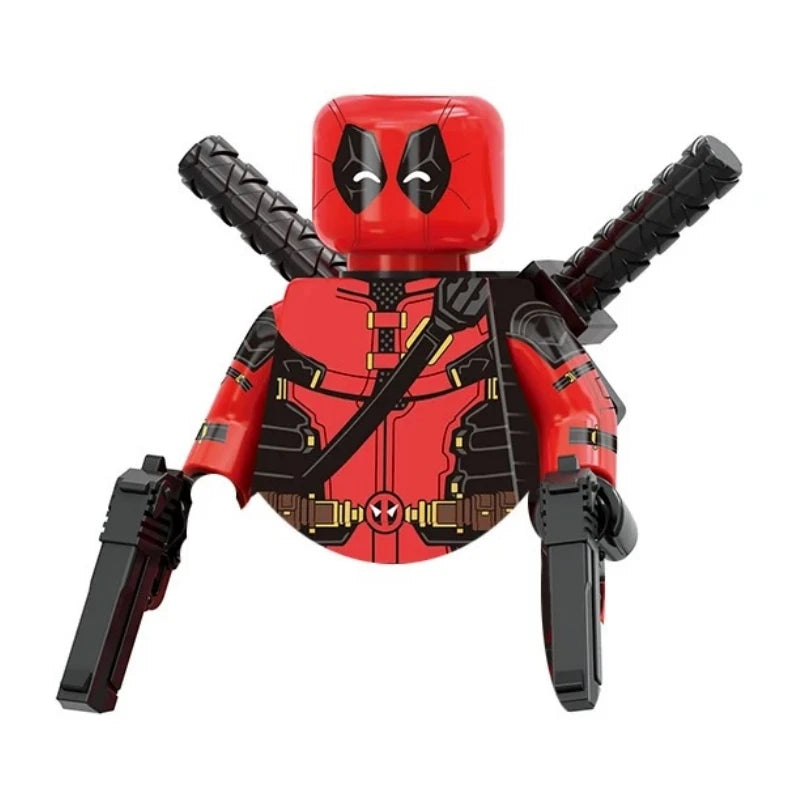 G0139 Marvel Building Blocks Mini Model Figures Big Goblin Spiderman Iron Man Venom Captain Hawk Deadpool Armor City Gifts Toys