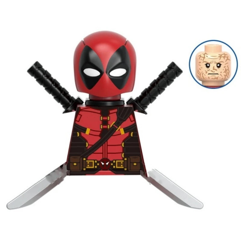 G0139 Marvel Building Blocks Mini Model Figures Big Goblin Spiderman Iron Man Venom Captain Hawk Deadpool Armor City Gifts Toys