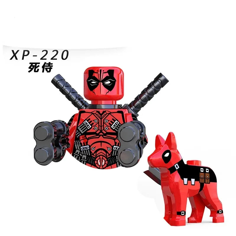 G0139 Marvel Building Blocks Mini Model Figures Big Goblin Spiderman Iron Man Venom Captain Hawk Deadpool Armor City Gifts Toys