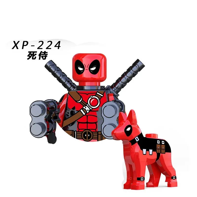 G0139 Marvel Building Blocks Mini Model Figures Big Goblin Spiderman Iron Man Venom Captain Hawk Deadpool Armor City Gifts Toys