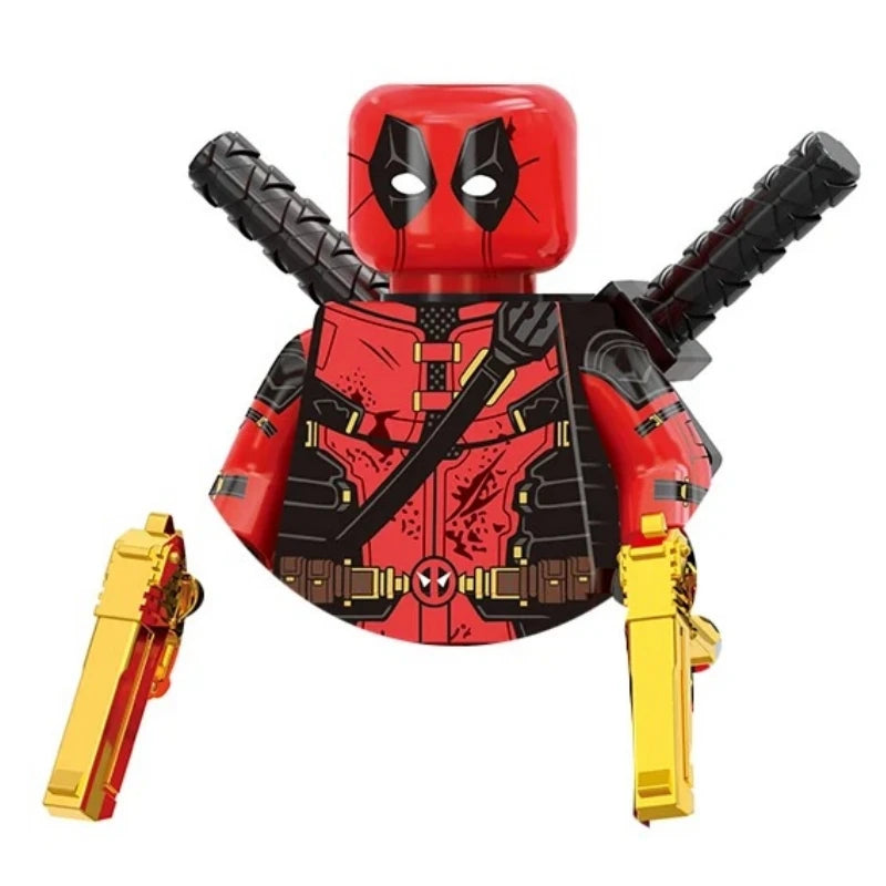 G0139 Marvel Building Blocks Mini Model Figures Big Goblin Spiderman Iron Man Venom Captain Hawk Deadpool Armor City Gifts Toys