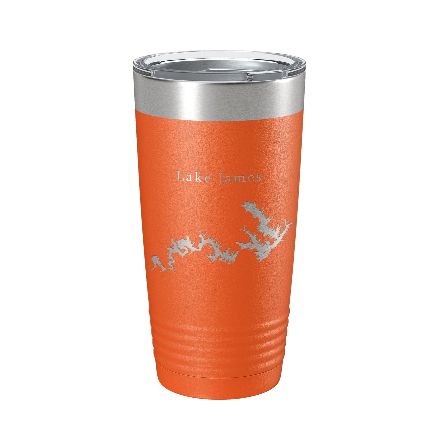 Lake James Map Tumbler Travel Mug Insulated Laser Engraved Coffee Cup North Carolina 20 oz-17