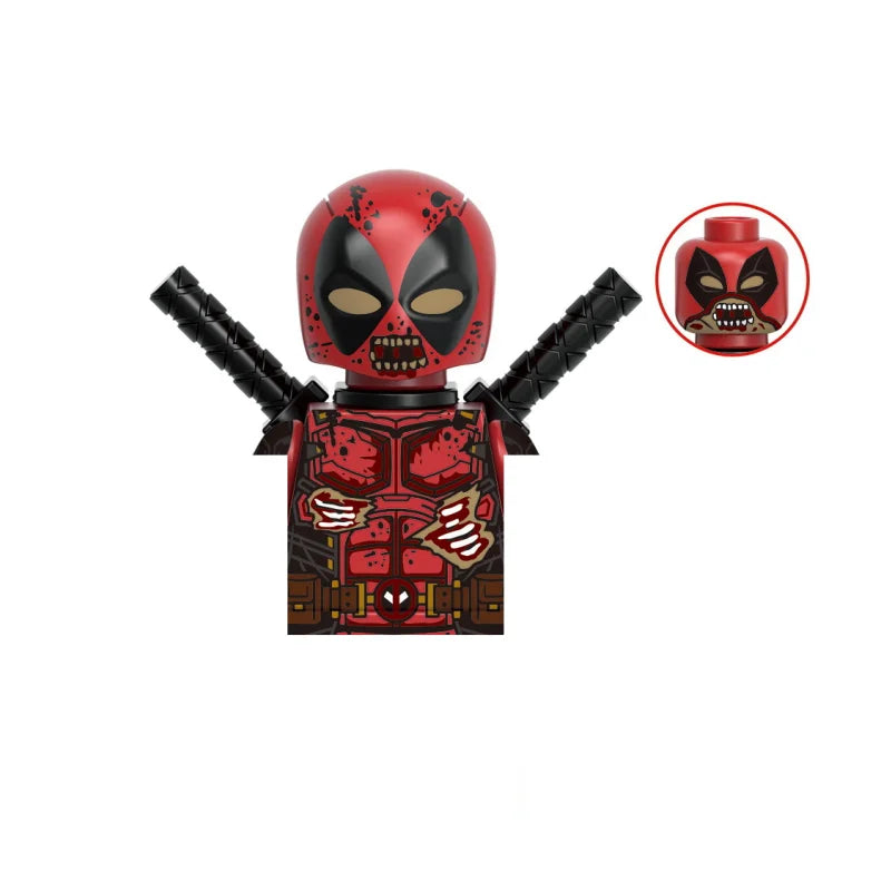 G0139 Marvel Building Blocks Mini Model Figures Big Goblin Spiderman Iron Man Venom Captain Hawk Deadpool Armor City Gifts Toys