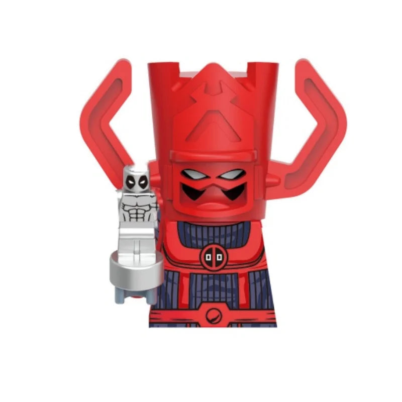 G0139 Marvel Building Blocks Mini Model Figures Big Goblin Spiderman Iron Man Venom Captain Hawk Deadpool Armor City Gifts Toys