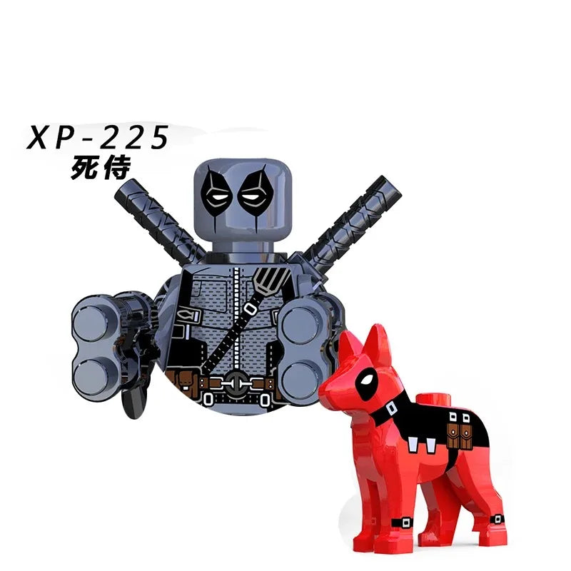 G0139 Marvel Building Blocks Mini Model Figures Big Goblin Spiderman Iron Man Venom Captain Hawk Deadpool Armor City Gifts Toys