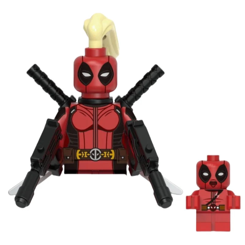 G0139 Marvel Building Blocks Mini Model Figures Big Goblin Spiderman Iron Man Venom Captain Hawk Deadpool Armor City Gifts Toys