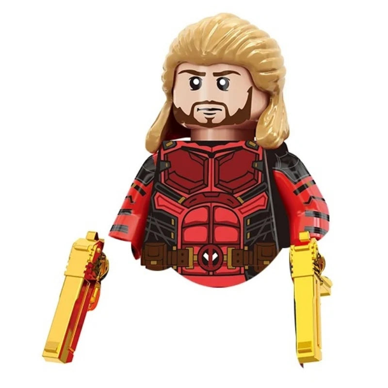G0139 Marvel Building Blocks Mini Model Figures Big Goblin Spiderman Iron Man Venom Captain Hawk Deadpool Armor City Gifts Toys