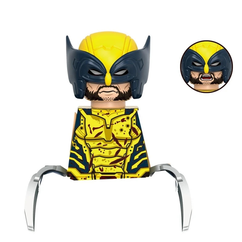G0139 Marvel Building Blocks Mini Model Figures Big Goblin Spiderman Iron Man Venom Captain Hawk Deadpool Armor City Gifts Toys