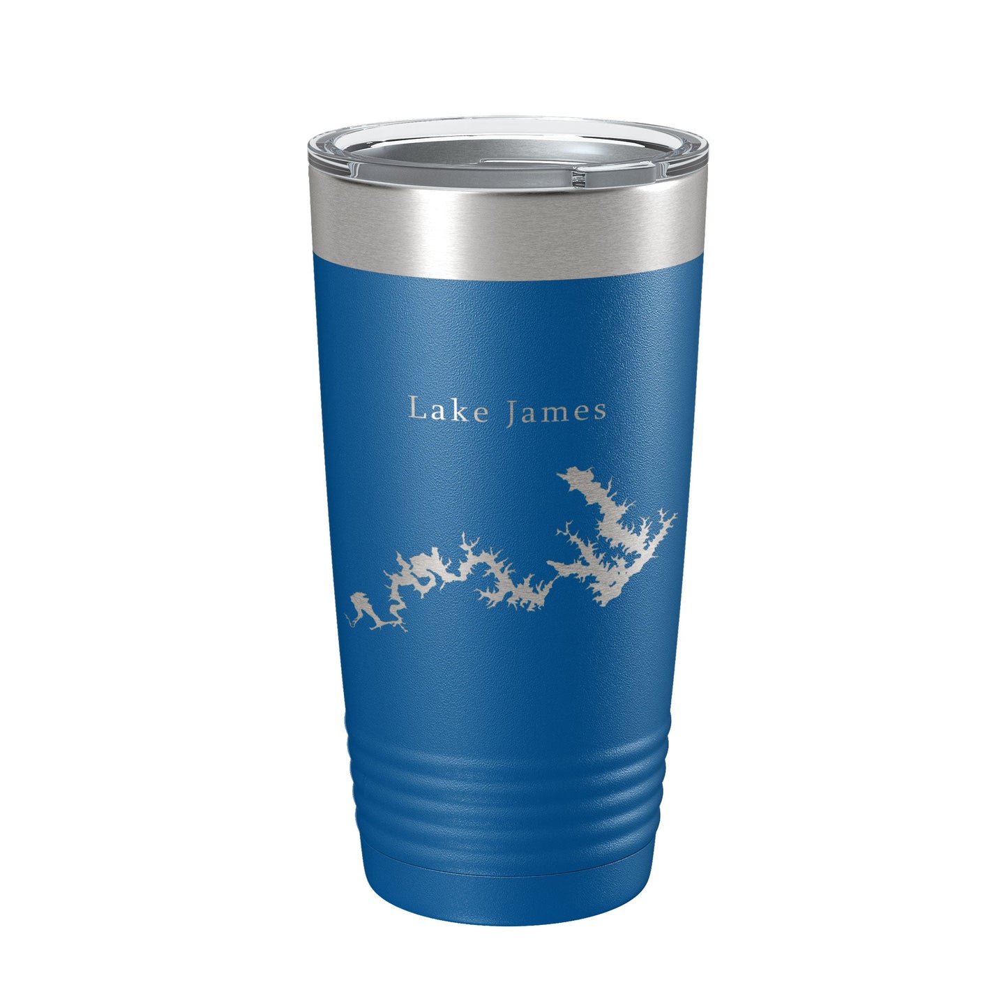 Lake James Map Tumbler Travel Mug Insulated Laser Engraved Coffee Cup North Carolina 20 oz-6