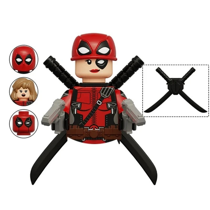 G0139 Marvel Building Blocks Mini Model Figures Big Goblin Spiderman Iron Man Venom Captain Hawk Deadpool Armor City Gifts Toys