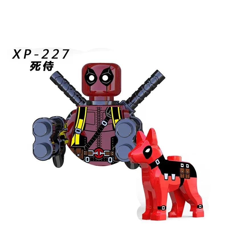 G0139 Marvel Building Blocks Mini Model Figures Big Goblin Spiderman Iron Man Venom Captain Hawk Deadpool Armor City Gifts Toys