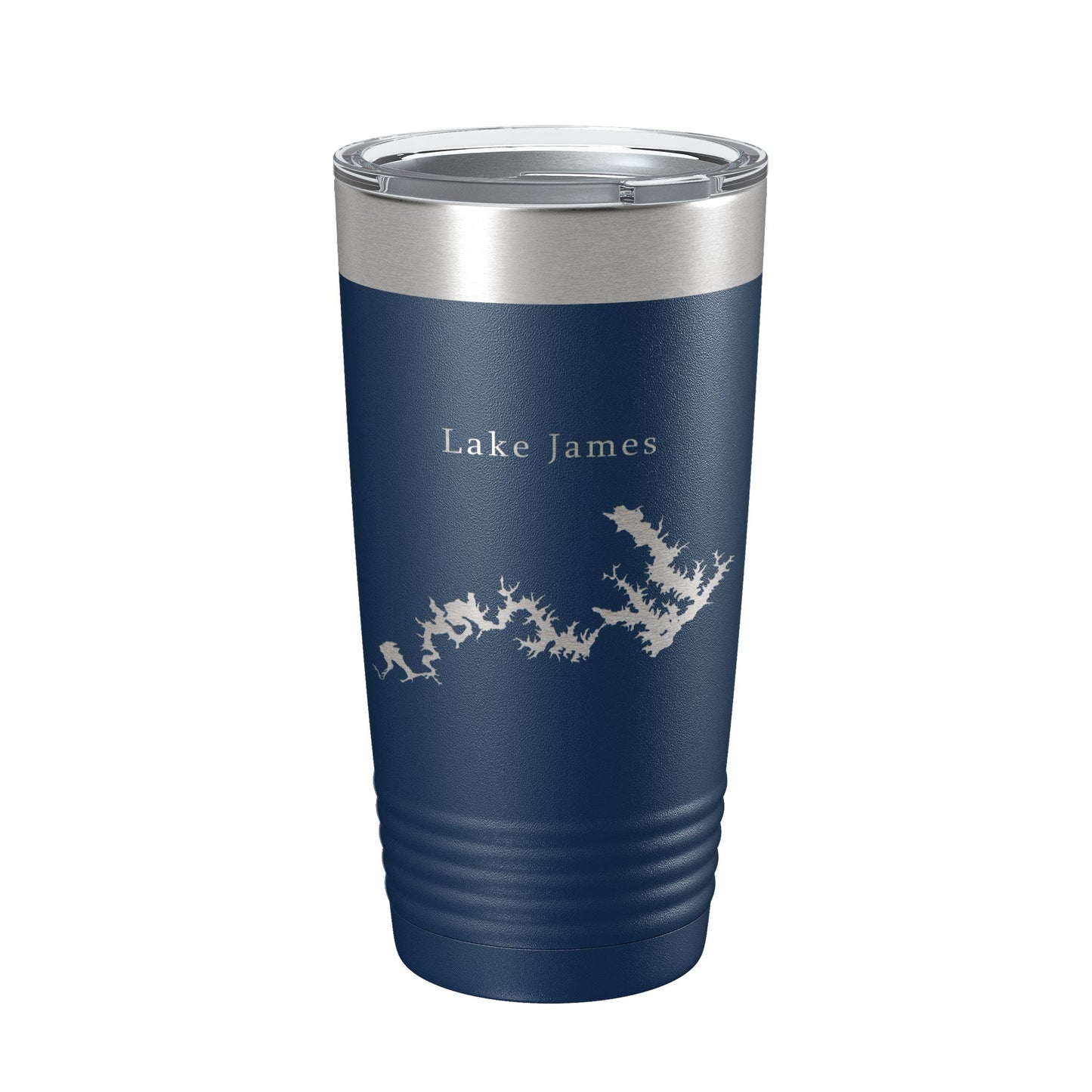 Lake James Map Tumbler Travel Mug Insulated Laser Engraved Coffee Cup North Carolina 20 oz-8