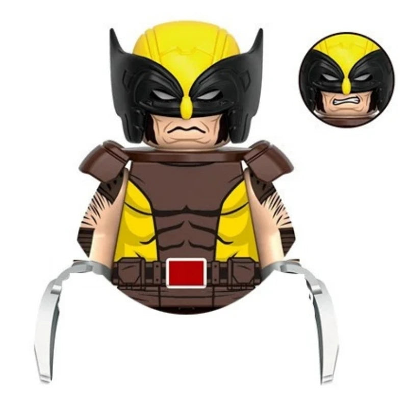 G0139 Marvel Building Blocks Mini Model Figures Big Goblin Spiderman Iron Man Venom Captain Hawk Deadpool Armor City Gifts Toys