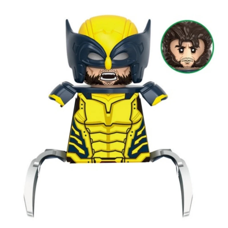 G0139 Marvel Building Blocks Mini Model Figures Big Goblin Spiderman Iron Man Venom Captain Hawk Deadpool Armor City Gifts Toys