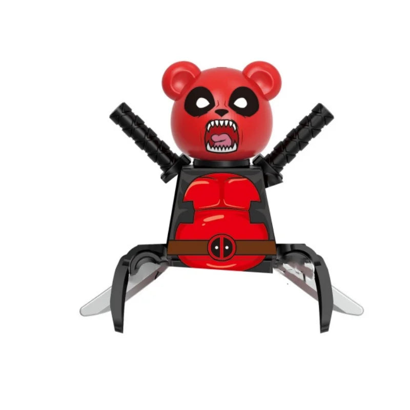 G0139 Marvel Building Blocks Mini Model Figures Big Goblin Spiderman Iron Man Venom Captain Hawk Deadpool Armor City Gifts Toys