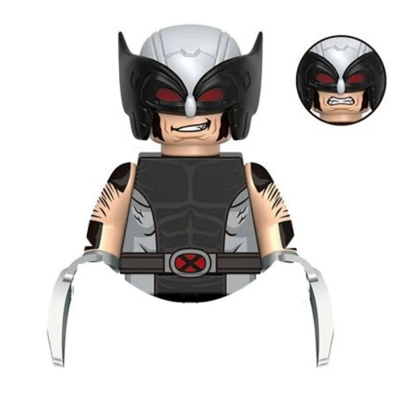 G0139 Marvel Building Blocks Mini Model Figures Big Goblin Spiderman Iron Man Venom Captain Hawk Deadpool Armor City Gifts Toys